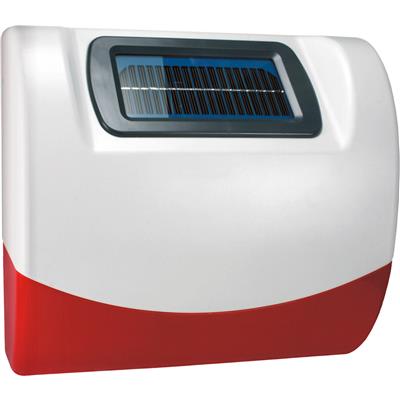 Smartwares 10.016.91 Sirène solaire d'extérieur sans fil avec feu flash SA68G